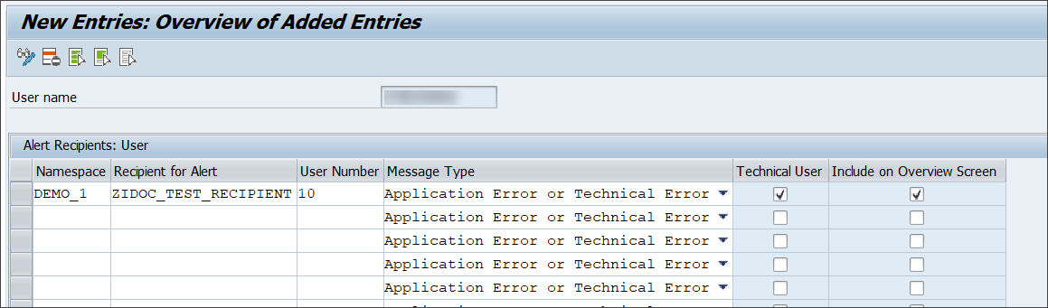 Assign users to recipient