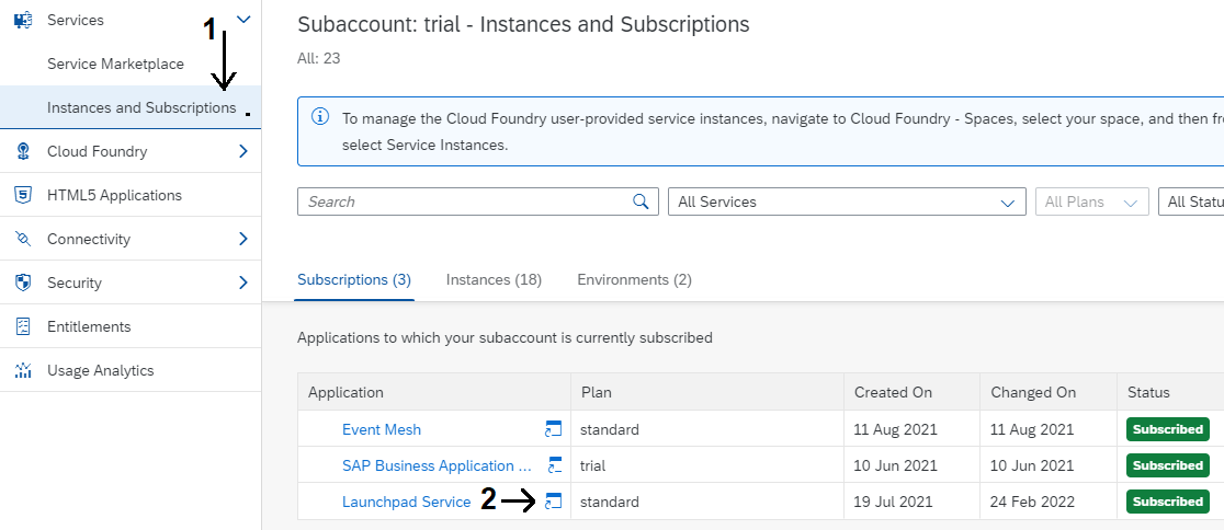 Figure 1 β Go to Application on Work Zone Standard Edition subscription