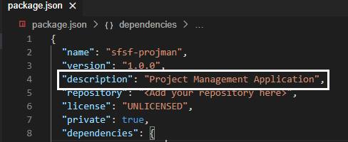 Figure 1 โ Adjust project description