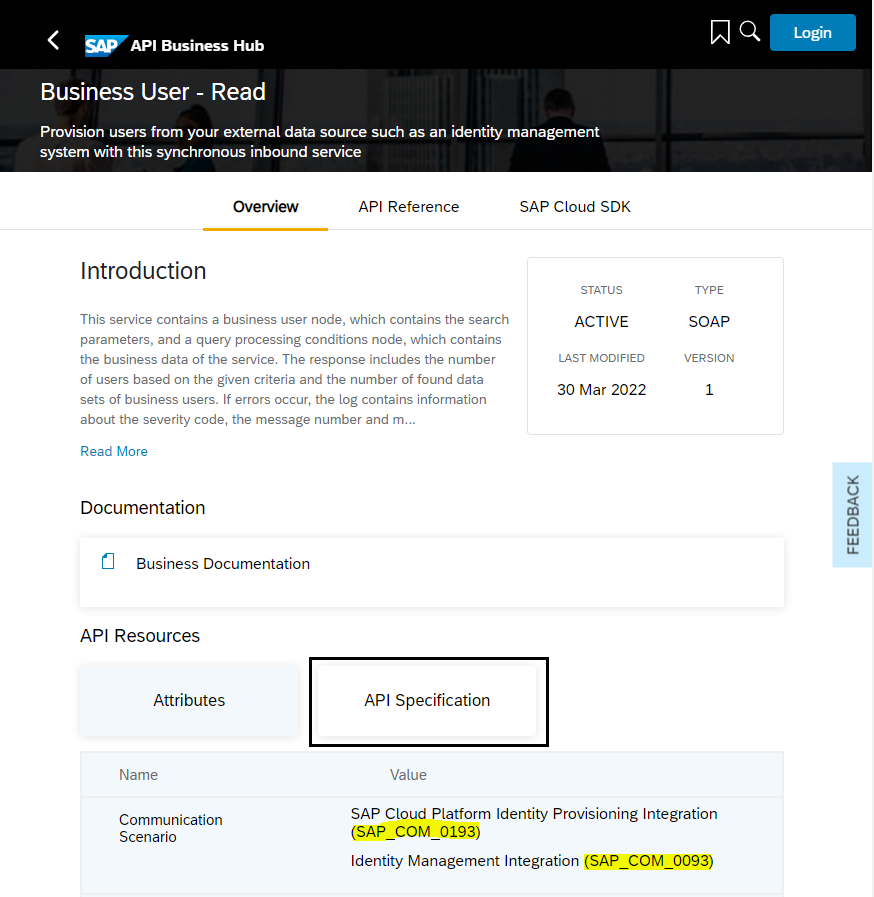 Figure 4 โ Access API Specification