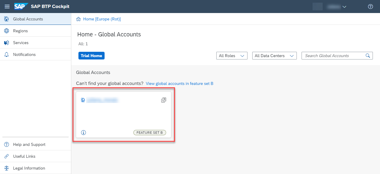 global account