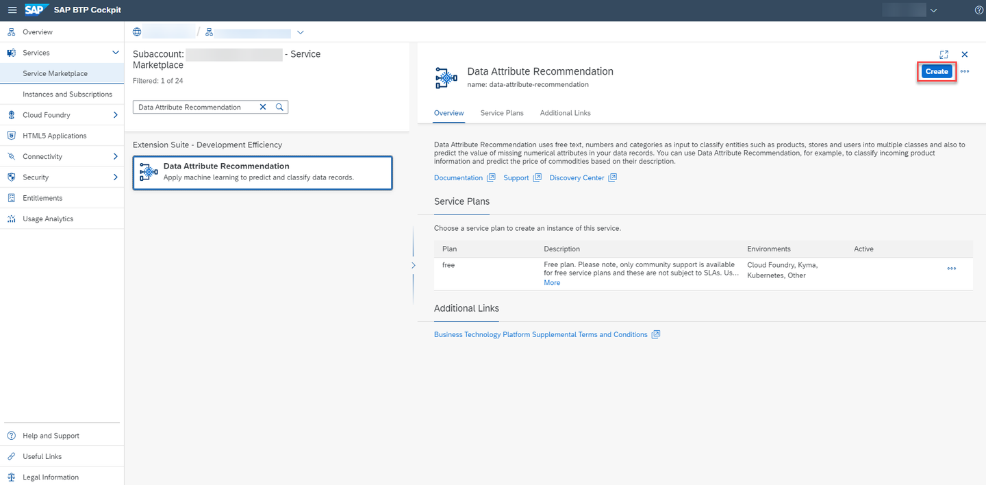 Create Instance