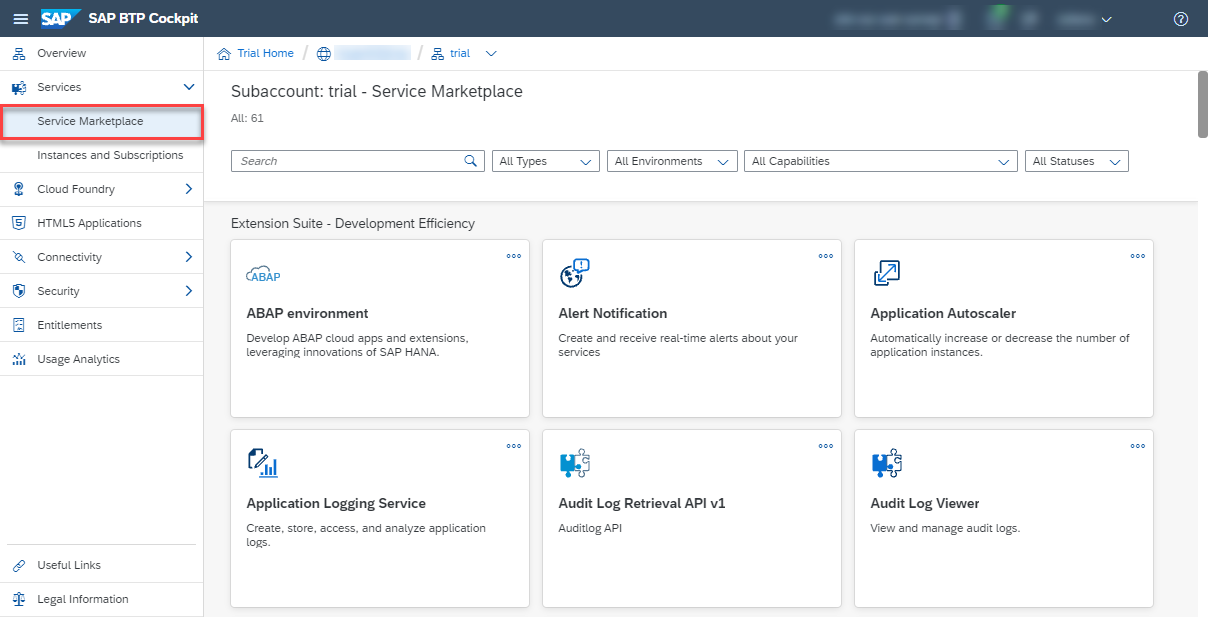 Service Marketplace