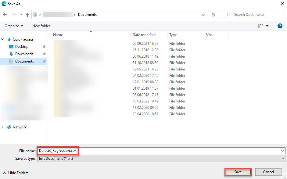 Save File Dialog