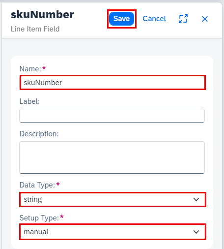 Add SKU Number