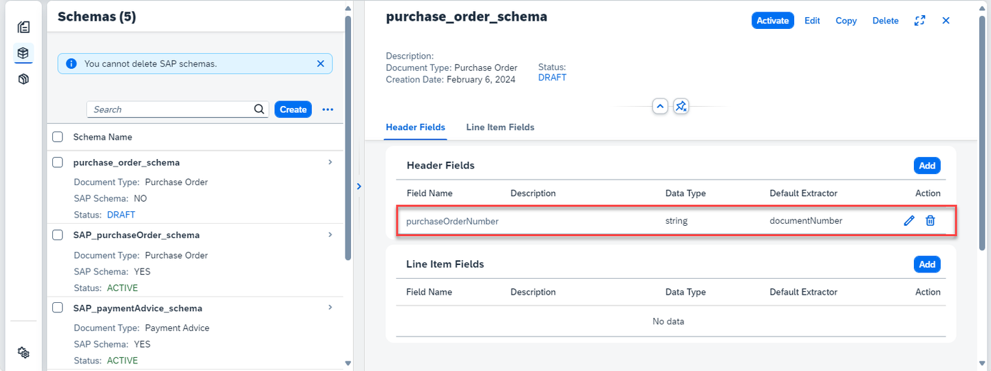 View Purchase Order Number