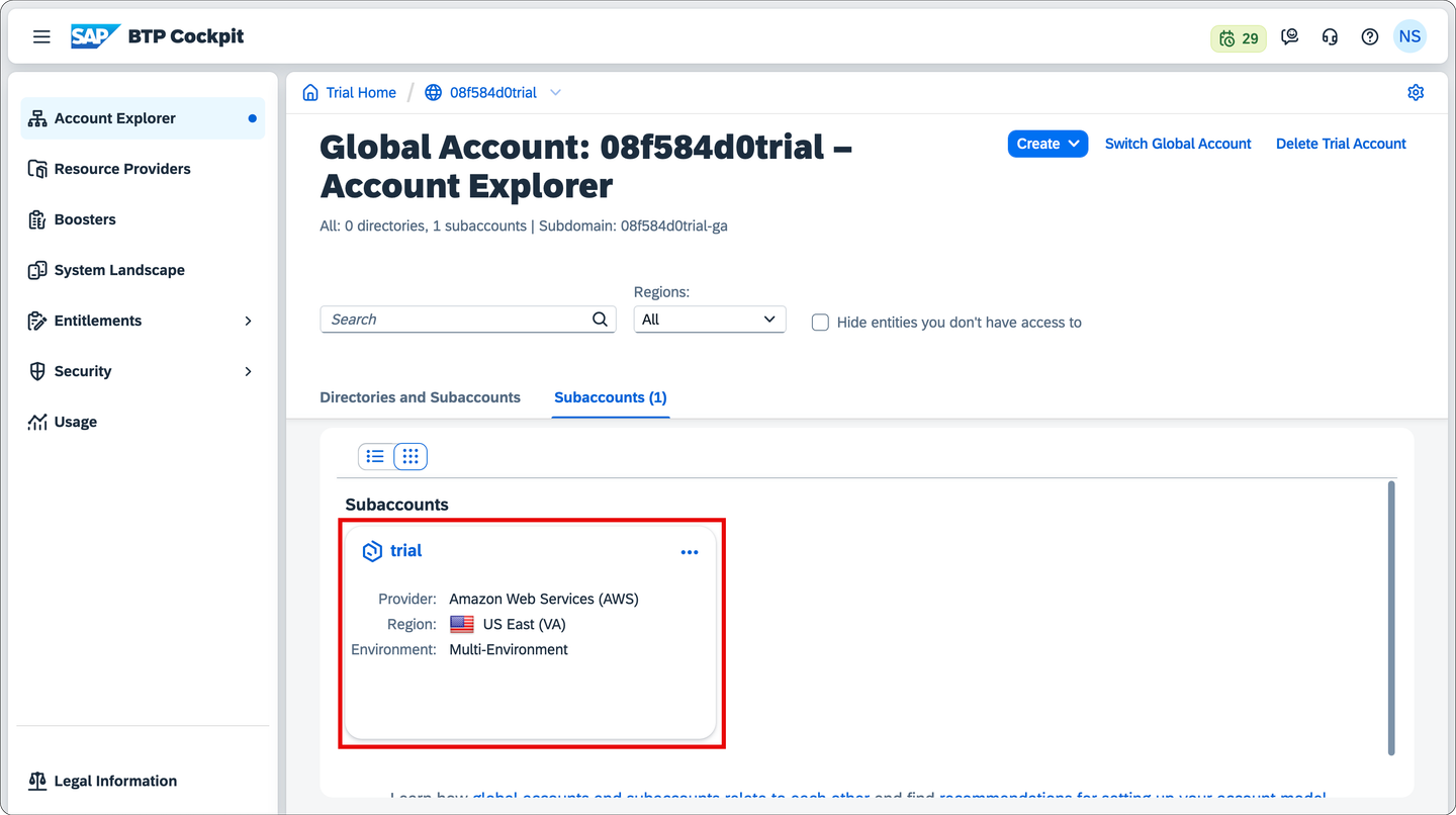 subaccount