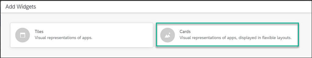 Select card