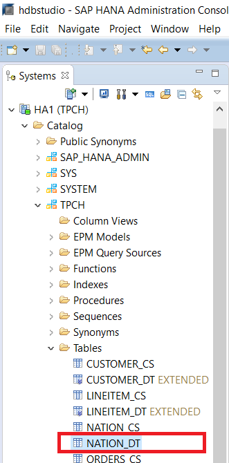 Converted to In-memory