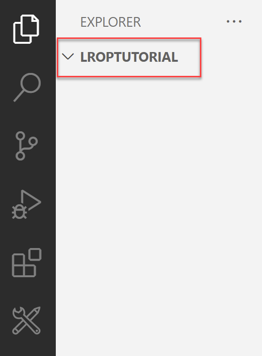 Create root folder