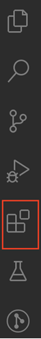 Visual Studio Code activity bar