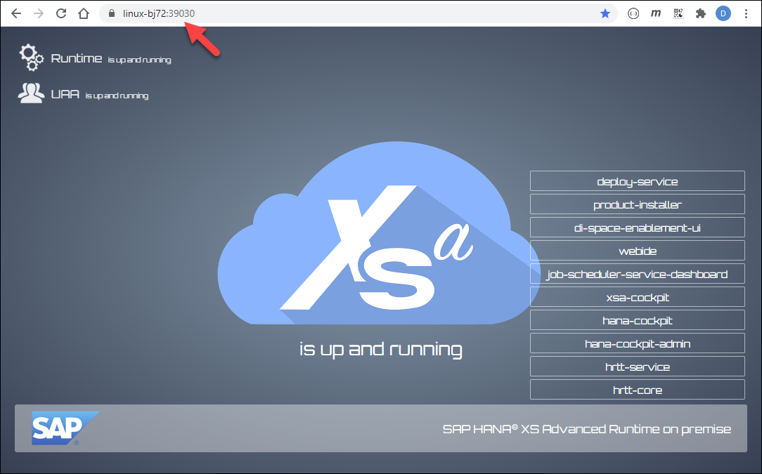 xsa running