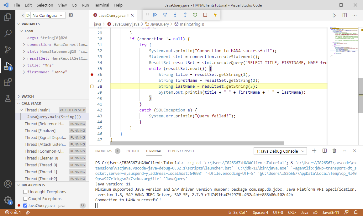 VS Code Debugging