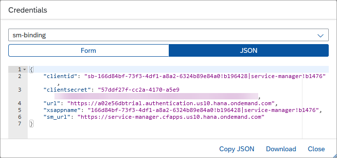 service manager binding
