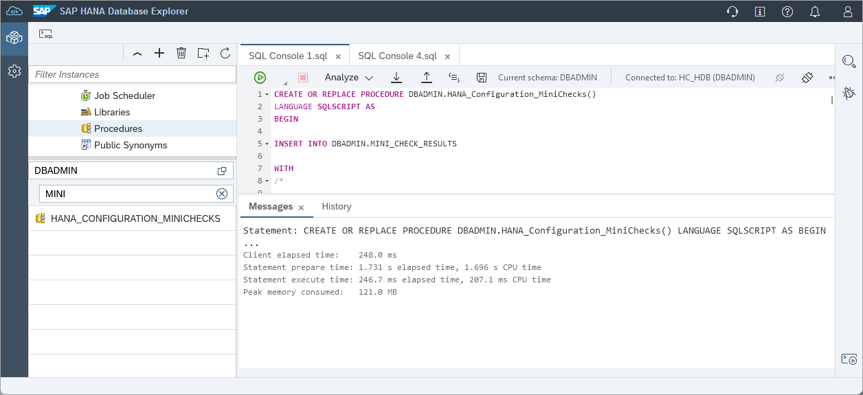 create stored procedure