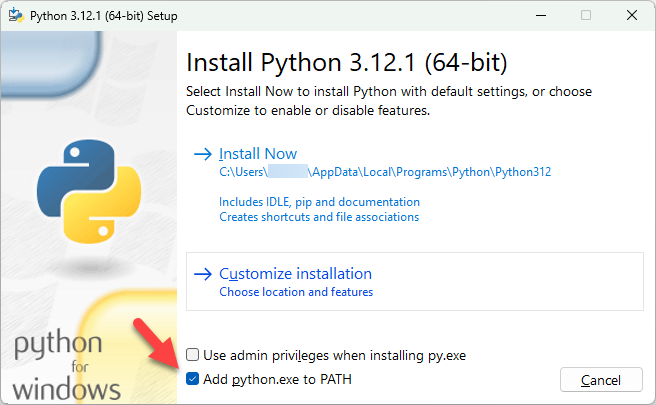 python-install