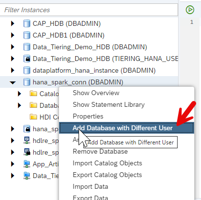 Add Database User