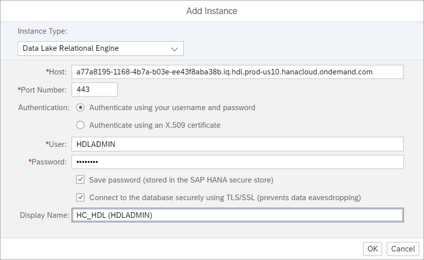 Add Data Lake Relational Engine