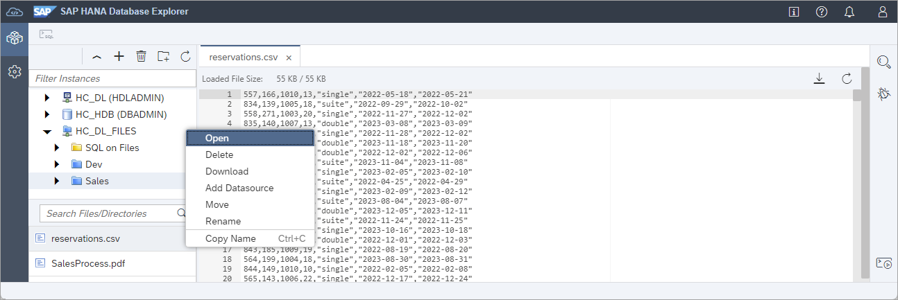 data lake Files container