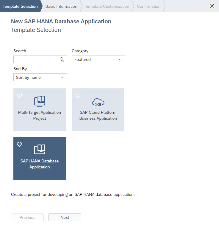 new HANA proj