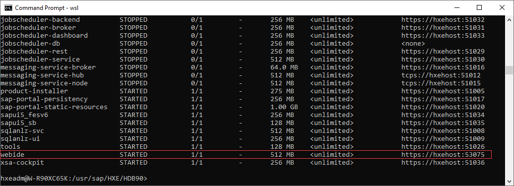SAP Web IDE URL