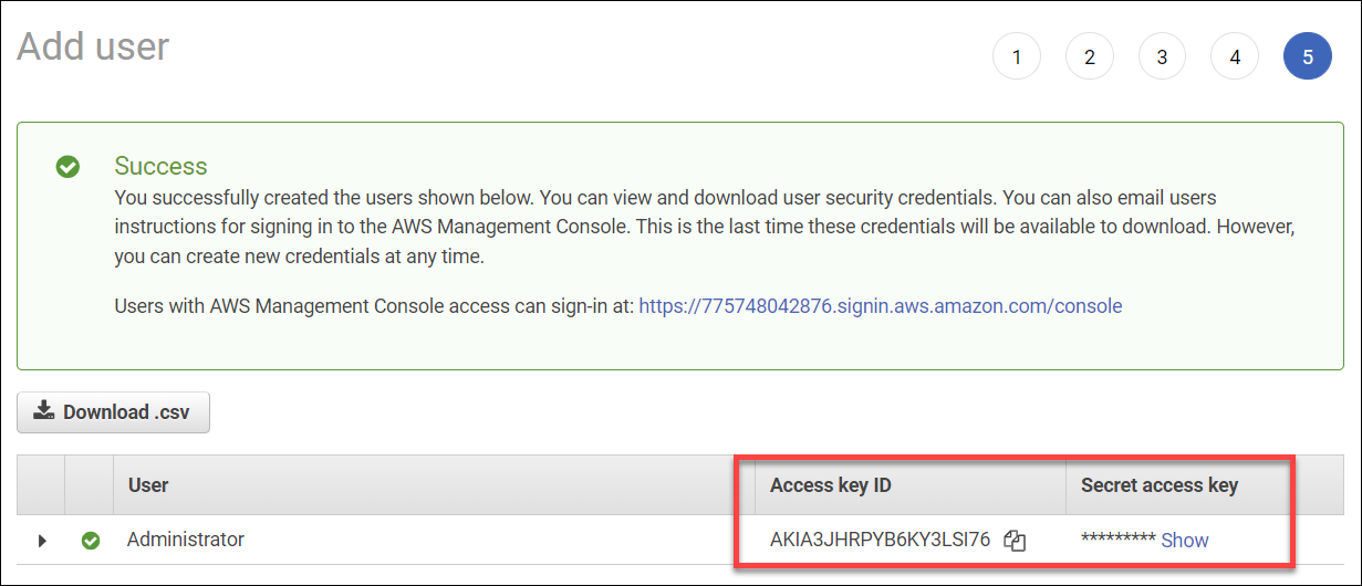 Access Key