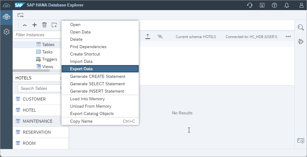 Export Data Wizard