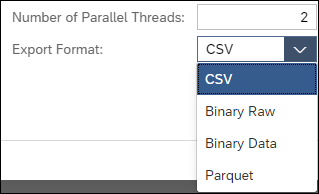 Format Options