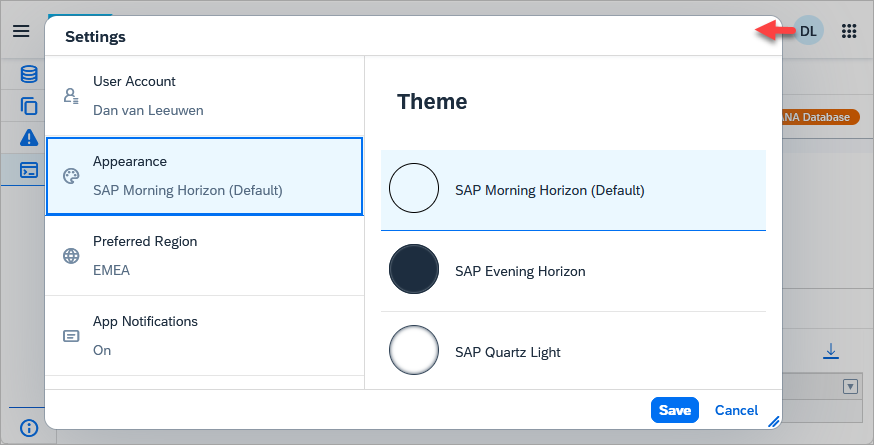 available themes