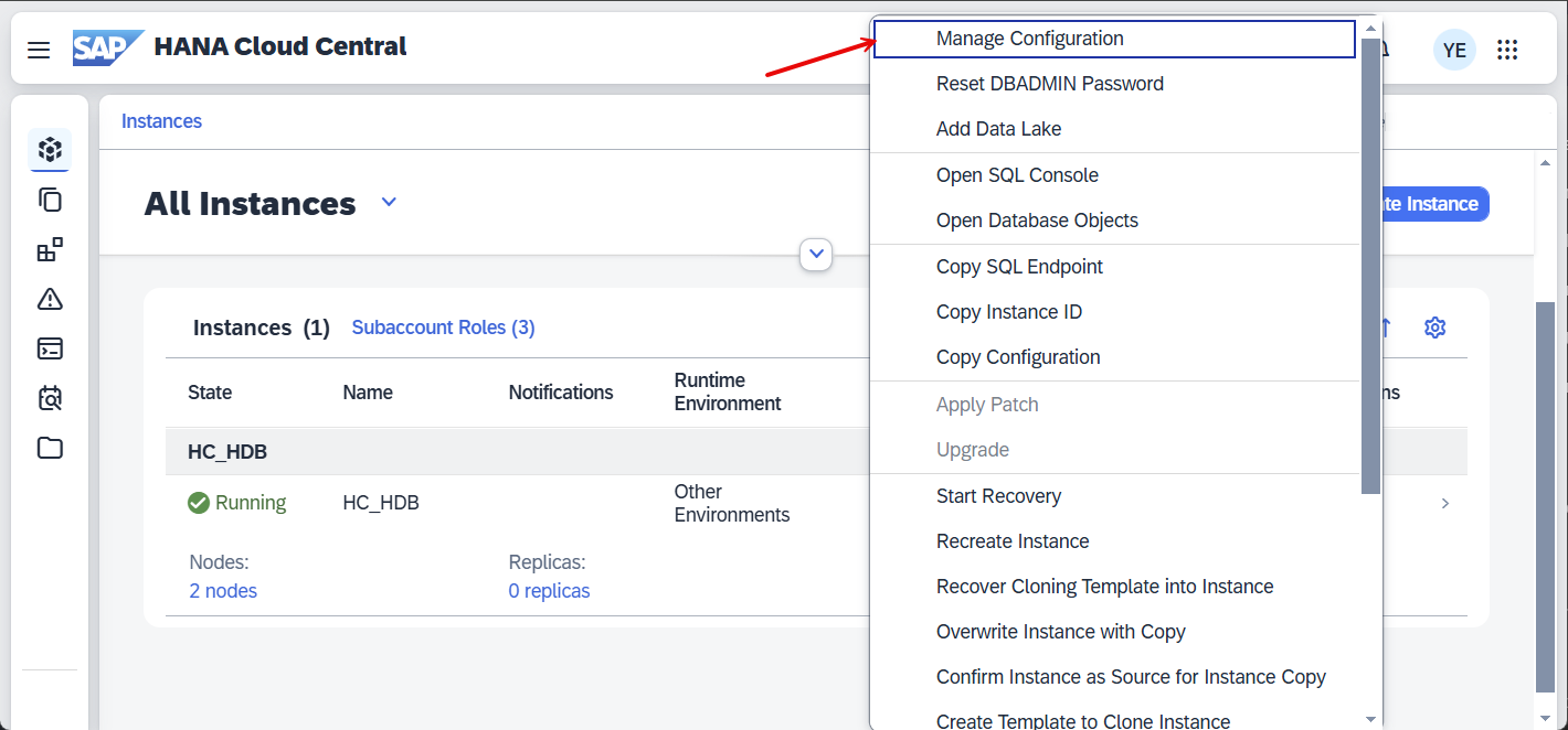 Manage Configuration