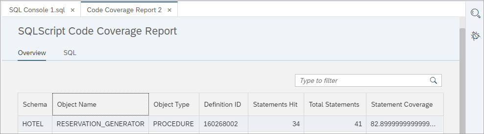 Code Coverage Report