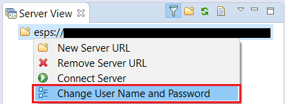 Change Username and Password