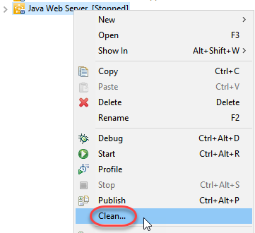 Choose Servers tab