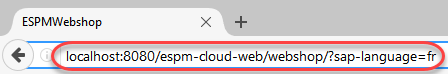 Enter local host address in browser