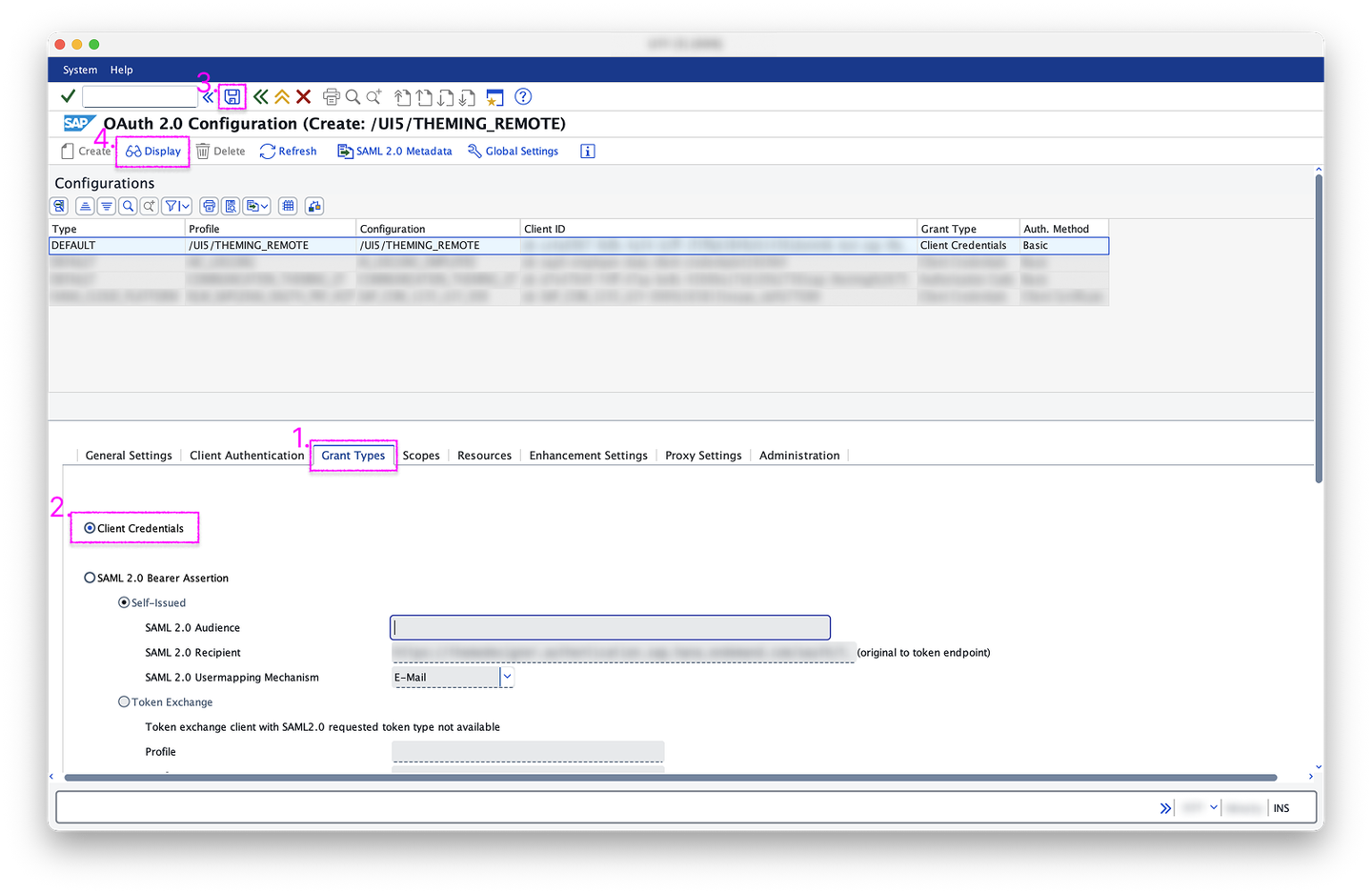 2.8: SOAUTH2_CLIENT Grant Types tab