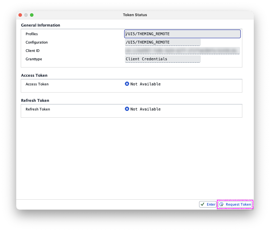 2.10: SOAUTH2_CLIENT - token status dialog