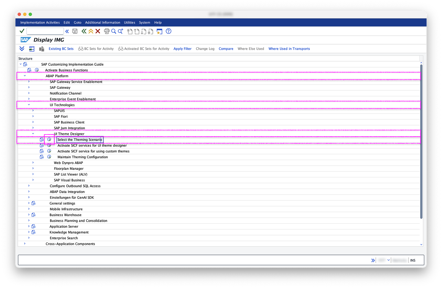 4.3: SPRO - sap reference img