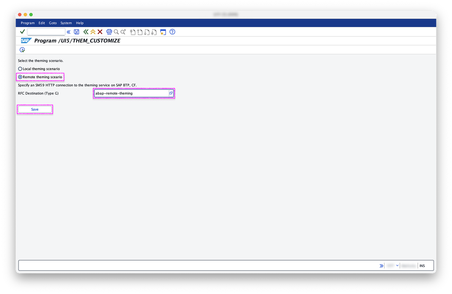 4.4: SPRO - /UI5/THEM_CUSTOMIZE
