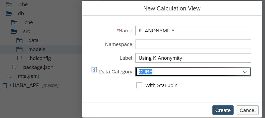 New calculation view