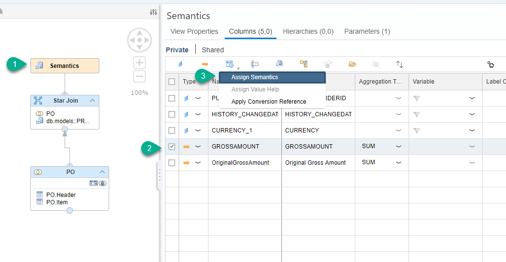 Assign Semantics