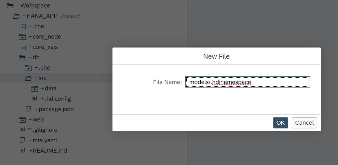 Create namespace