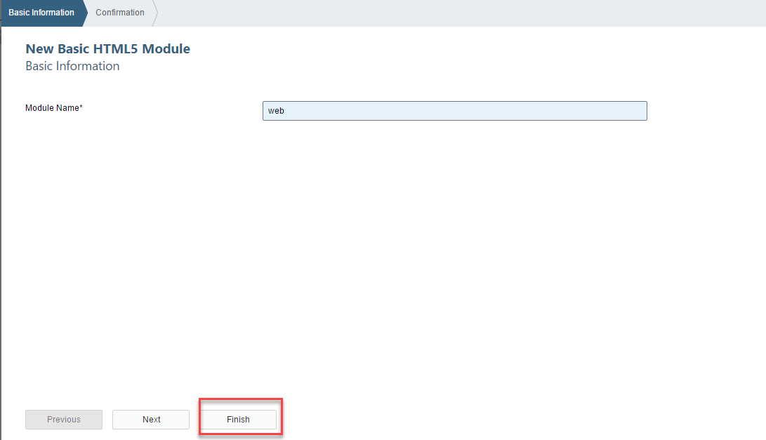 Module web