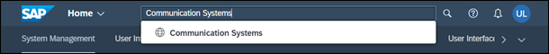 Communication Systems application from search results