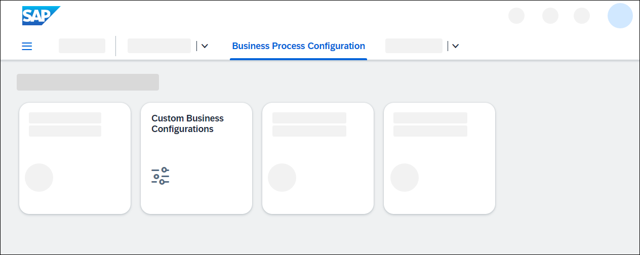 Start Custom Business Configurations app