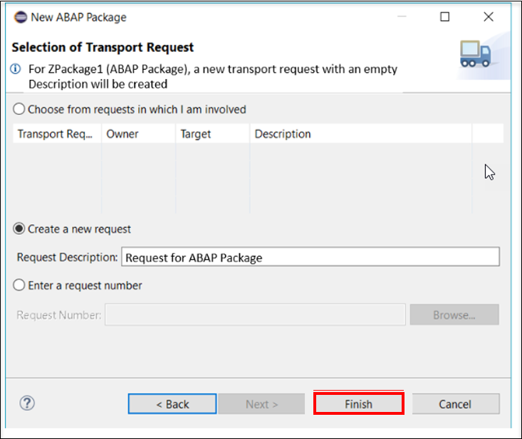 Transport request