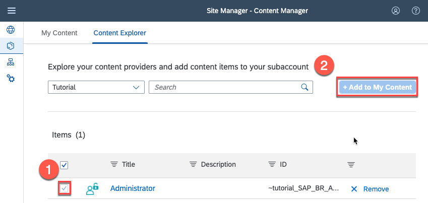 Add roles to own content