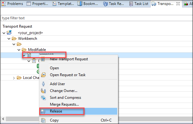 release tasks