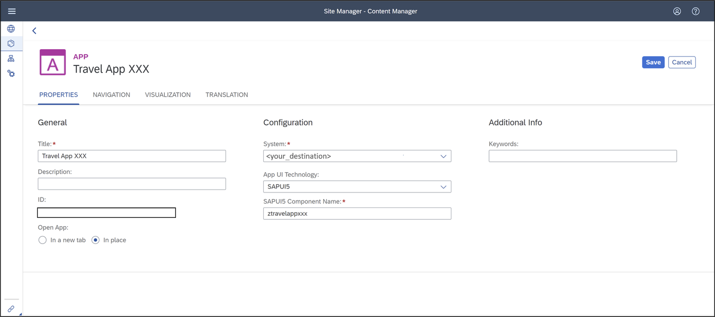 Create launchpad site