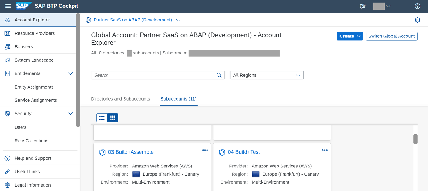 Global Account For Development