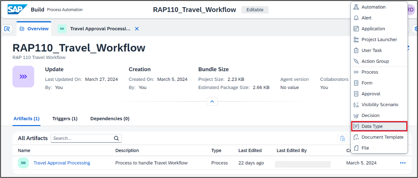 Create Data Type 2